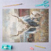 デコップハイラ素朴ンドカウフィールドレッドバーン 薄葉紙 (クラフト)