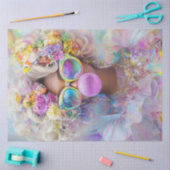 デコップバブルガム夏アートとレトロの雰囲気 薄葉紙 (クラフト)