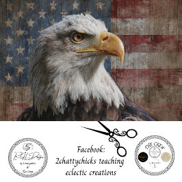 デコップバルドイーグル風化アメリカ国旗 薄葉紙