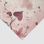 デコップバレンタインバックグラウンドレッドピンクハート 薄葉紙 (詳細)