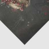 デコップバレンタインブロンド妖精で赤と金ゴールド 薄葉紙 (詳細)