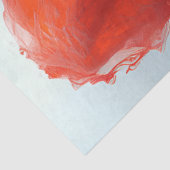 デコップバレンタイン赤いハートビューティフルウーマン 薄葉紙 (詳細)