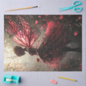 デコップバレンタニお洒落ーフェアリー蝶ウィング 薄葉紙 (クラフト)