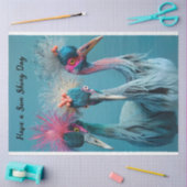 デコップバード太陽の輝く日 薄葉紙 (クラフト)