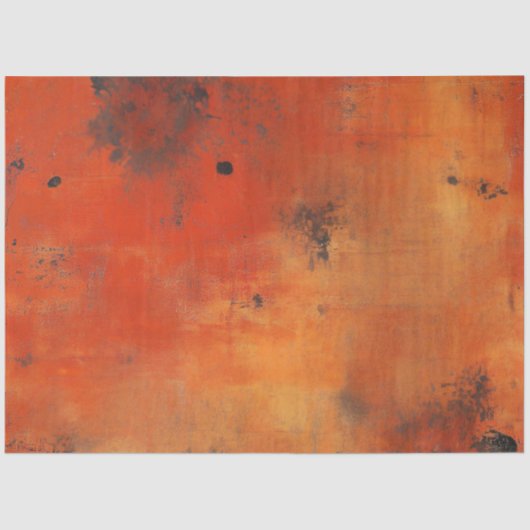 デコップバーフェイクンドオレンジブラックウェスタンテーマ 薄葉紙 (正面)