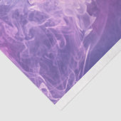 デコップパープルお洒落スモーク白熱［赤熱］光を放つスカル 薄葉紙 (詳細)
