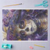 デコップパープルデイ・オブ・ザ・デッド・レディ 薄葉紙 (クラフト)