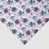 デコップパープルフローラ花水色 薄葉紙 (詳細)