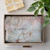 デコップパ華美ステルキャリッジホワ描イトホース 薄葉紙 (ギフト)