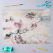 デコップピお洒落ックキリン少女 薄葉紙 (クラフト)