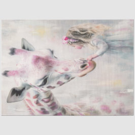 デコップピお洒落ックキリン少女 薄葉紙