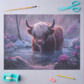 デコップピお洒落ンキッシュハイランドカウポンド 薄葉紙 (クラフト)