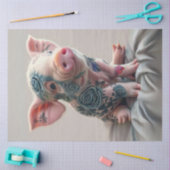 デコップピゲお洒落ットフラワータトゥー 薄葉紙 (クラフト)