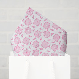 デコップピッグ誕生日パーティーピンク 薄葉紙