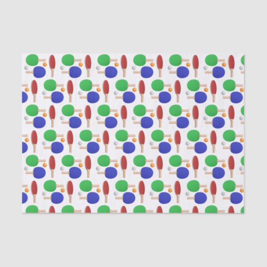 デコップピンポンテーブルテニスバースデーパーティー 薄葉紙 (正面)