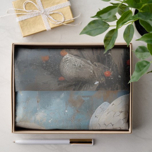 デコップフお洒落ェアフェアリー繊細な翼 薄葉紙 (ギフト)