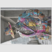 デコップファッショナブルleopard抽象芸術スーツ 薄葉紙 (正面)