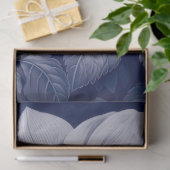 デコップファニチュアダリアネイビーブルーモノクロ 薄葉紙 (ギフト)