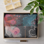 デコップファンタスティックお洒落ハウス明るい色 薄葉紙 (ギフト)