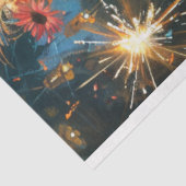 デコップフィエスタの死んだハロウィーンスケルトン 薄葉紙 (詳細)