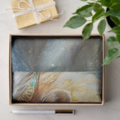 デコップフィカルライオンティール(緑がかった色)&金ゴールド 華美 薄葉紙 (ギフト)