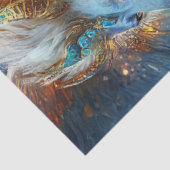 デコップフィカルライオンティール(緑がかった色)&金ゴールド 華美 薄葉紙 (詳細)