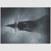 デコップフォギー魔女シルエットハロウィーン 薄葉紙 (正面)