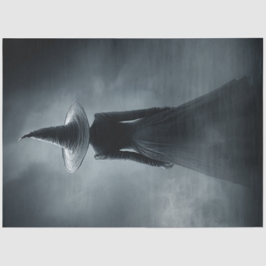 デコップフォギー魔女シルエットハロウィーン 薄葉紙 (正面)