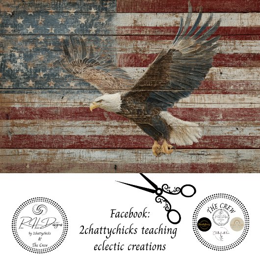 デコップフラッグ遭難背景イーグル飛行中 薄葉紙