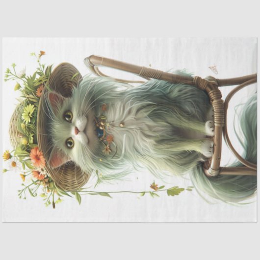 デコップフラムお洒落ボイアンキャットウィスカー 薄葉紙 (正面)