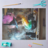 デコップブラックキャットウォッチングウィッチズビール 薄葉紙 (クラフト)