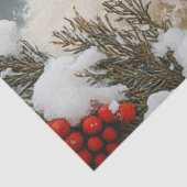 デコップブラックフェイスラム冬のシーン 薄葉紙 (詳細)