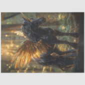 デコップブラックユニコーンゴールデンウィングスフォレスト 薄葉紙 (正面)