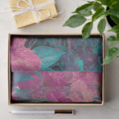 デコップブラックロゼッタジャガーピンクの花 薄葉紙 (ギフト)