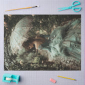 デコップブルネットドビクトリアンレスフローラ傘 薄葉紙 (クラフト)