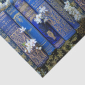 デコップブルーブックスィーン&花 薄葉紙 (詳細)