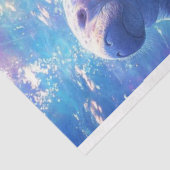 デコップブルー海ウォーターズサッドマナティーファミリー 薄葉紙 (詳細)