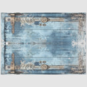 デコップブルー風化ゲート鉄のスクロールワーク 薄葉紙 (正面)