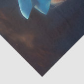 デコップブロンドお洒落ブルーヘッドバンド&ラビット 薄葉紙 (詳細)