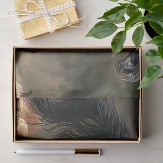 デコップブ絵を描ラックスタリオンホース骨格 薄葉紙 (ギフト)