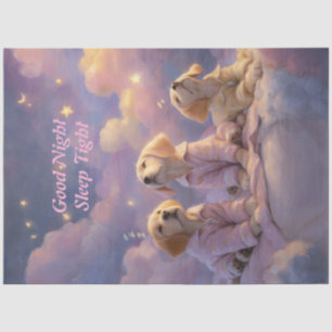 デコップペお洒落ップスリープ中ピンクの雲 薄葉紙