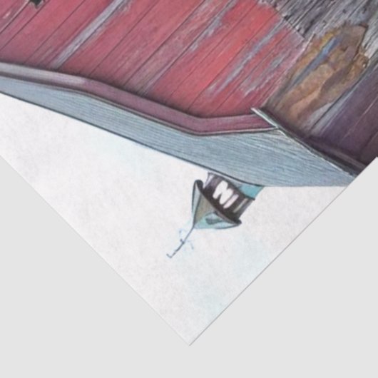 デコップページヴィンテージ錆びたブルートラックフラワー 薄葉紙 (詳細)