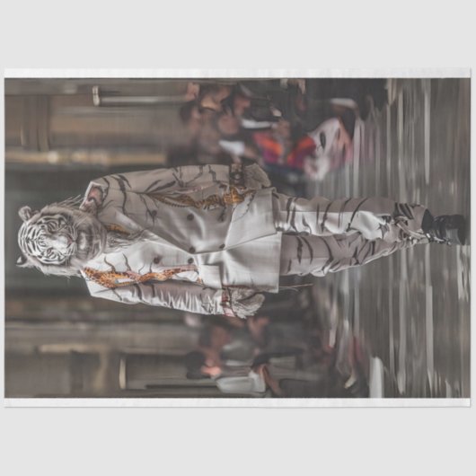 デコップホワイトライオンファッションショー 薄葉紙 (正面)