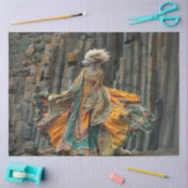 デコップボホお洒落スタンダードプードルドレス 薄葉紙 (クラフト)