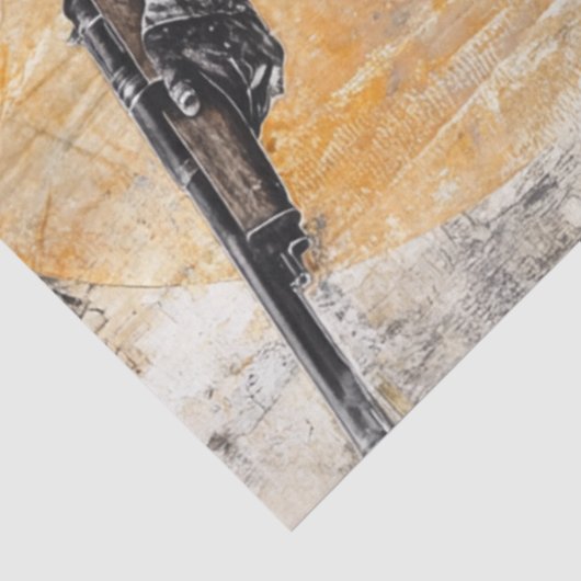 デコップポスターウェスタン女性のカーボーイ保安官 薄葉紙 (詳細)