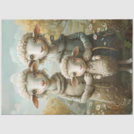 デコップマお洒落マパパベビー羊 薄葉紙