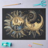 デコップマジカルシナ星三日月星 薄葉紙 (クラフト)