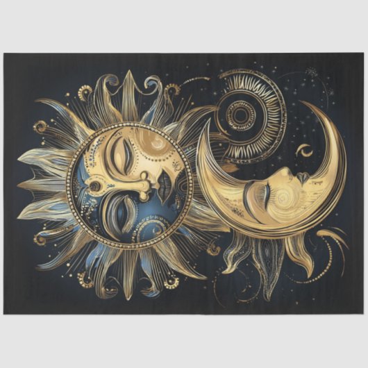 デコップマジカルシナ星三日月星 薄葉紙 (正面)