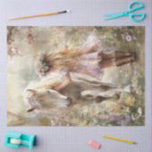 デコップマジカルリリーニー彼女の馬のルナ牧草地 薄葉紙 (クラフト)