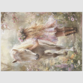 デコップマジカルリリーニー彼女の馬のルナ牧草地 薄葉紙